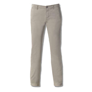 Cotton Stretch Pant-White-1