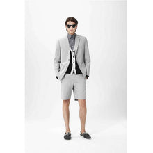 Load image into Gallery viewer, Straight Fit Shorts With Button Closure-Green-3