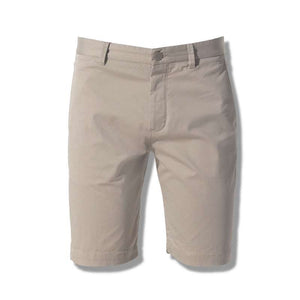 Cotton Straight Shorts-White-0