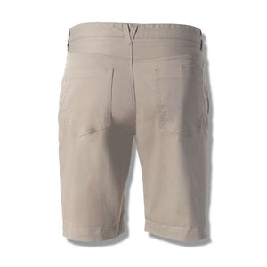 Cotton Straight Shorts-White-1