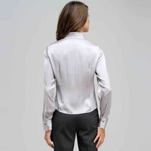 Load image into Gallery viewer, Pleated Bib Long Sleeve Shirt-Green-1