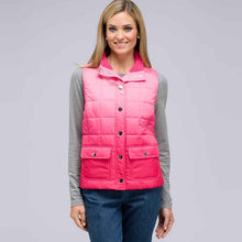 Load image into Gallery viewer, Mock Neck Quilted Vest-White-0