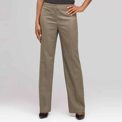 Classic Tweed Pant-Green-0