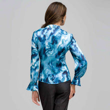 Load image into Gallery viewer, Ruffled Blouse-Green-1