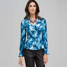 Load image into Gallery viewer, Ruffled Blouse-Green-0
