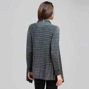 Cable Cardigan-Green-1