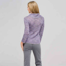 Load image into Gallery viewer, Tweed Cowl Neck Sweater-Green-1