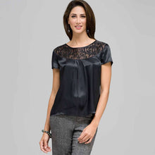 Load image into Gallery viewer, Organza Burnout Blouse-Green-0