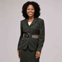 Load image into Gallery viewer, Belted Safari Jacket-Green-0