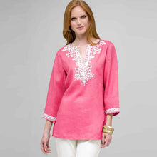 Load image into Gallery viewer, 3/4 Sleeve Tunic-Green-0