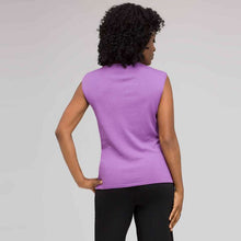 Load image into Gallery viewer, Sleeveless Scoop Neck Shell-Green-1