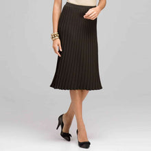 Load image into Gallery viewer, Ribbed Pleated Skirt-Green-0