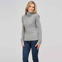 Load image into Gallery viewer, Wool Blend Turtle Neck Sweater-Yellow-0