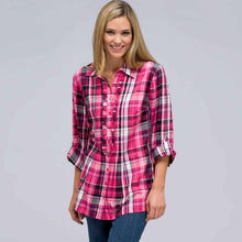Load image into Gallery viewer, Roll Sleeve Shirt-Green-0