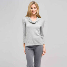 Load image into Gallery viewer, Cowl Neck Sweater-White-0