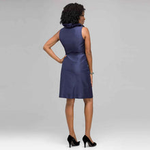 Load image into Gallery viewer, Ruffle Front Wrap A-Line Dress-Green-1