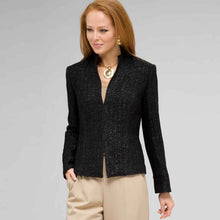 Load image into Gallery viewer, Textured Zip Front Jacket-Green-0