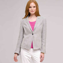 Load image into Gallery viewer, Textured 1 Button Jacket-Green-0