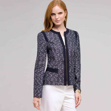Load image into Gallery viewer, Textured Zip Front Jacket-Green-0
