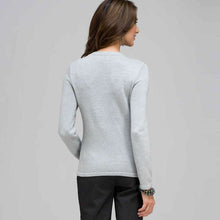 Load image into Gallery viewer, Rib Trim Cardigan-White-1
