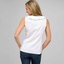 Load image into Gallery viewer, Sleeveless Ruffle Front Blouse-Green-1