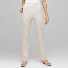 Load image into Gallery viewer, Flat Front Slim Pant-White-0