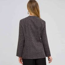 Load image into Gallery viewer, 3/4 Sleeve Relaxed Jacket-Green-1