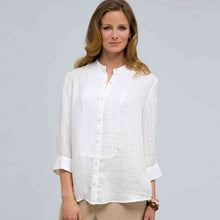 Load image into Gallery viewer, Pleated Button Down-Green-0