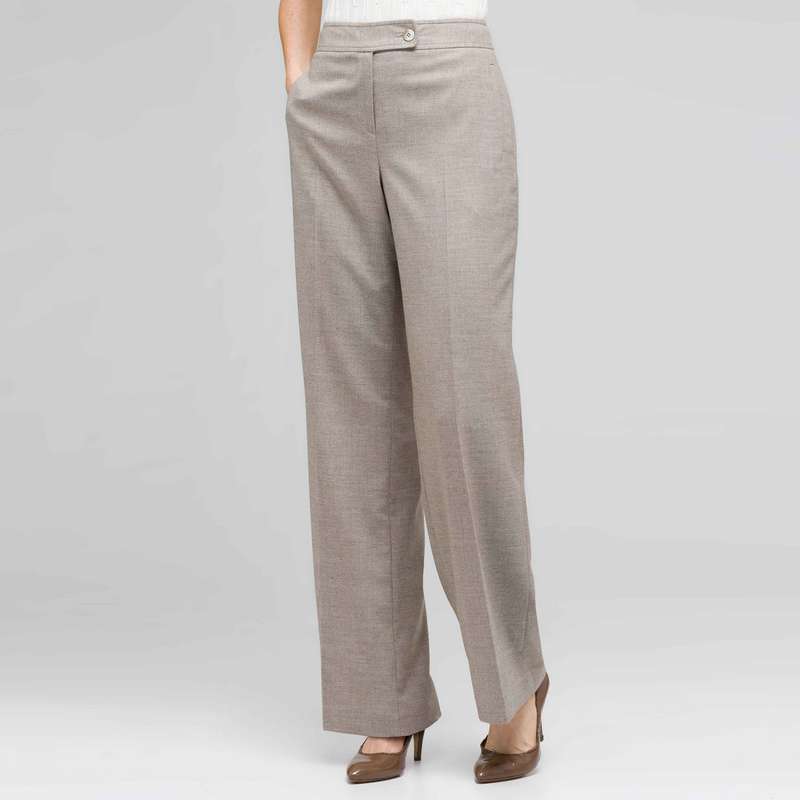 Flat Front Classic Pant-Green-0