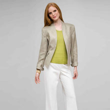 Load image into Gallery viewer, Textured 2 Pocket Jacket-White-0