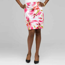 Load image into Gallery viewer, Floral Straight Skirt-Green-0