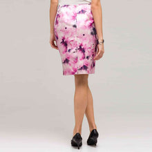 Load image into Gallery viewer, Floral Slim Skirt-Green-1