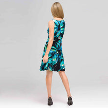 Load image into Gallery viewer, Island Floral Cowl Neck Dress-Green-1