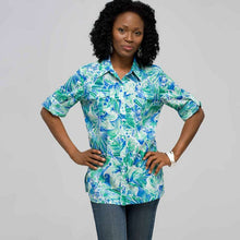 Load image into Gallery viewer, Button Front Shirt-Green-0