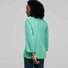 Load image into Gallery viewer, 3/4 Sleeve Tunic-Green-1