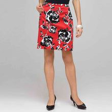 Load image into Gallery viewer, Rose Floral Skirt-Green-0