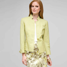 Load image into Gallery viewer, Washable Linen 1 Button Jacket-White-0