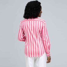 Load image into Gallery viewer, Striped Button Down Shirt-Green-1