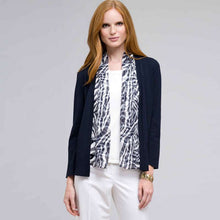 Load image into Gallery viewer, Zebra Scarf Print Cardigan-Green-0