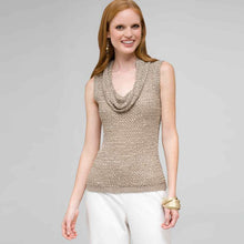 Load image into Gallery viewer, Cowl Neck Top-Green-0