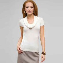 Load image into Gallery viewer, Cowl Neck Top-Green-0