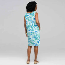 Load image into Gallery viewer, Floral Smock Tank Dress-Green-1