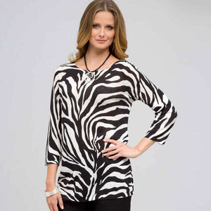 Animal Print Tunic-Green-0