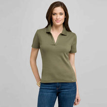 Load image into Gallery viewer, Short Sleeve Solid Cotton Polo Tee-Green-0