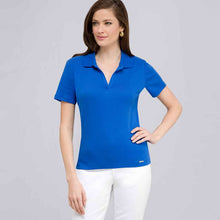 Load image into Gallery viewer, Short Sleeve Solid Cotton Polo Tee-White-0