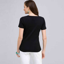 Load image into Gallery viewer, Short Sleeve V-Neck Tee-Green-1