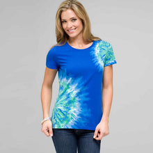 Load image into Gallery viewer, Short Sleeve Crew Neck-Green-0