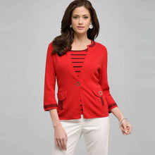 Load image into Gallery viewer, Relaxed Fit Cardigan-Green-0