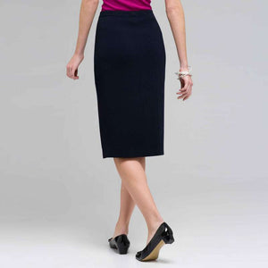 Long Pencil Skirt-Green-1