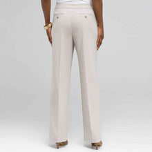 Load image into Gallery viewer, Flat Front Pant-White-1